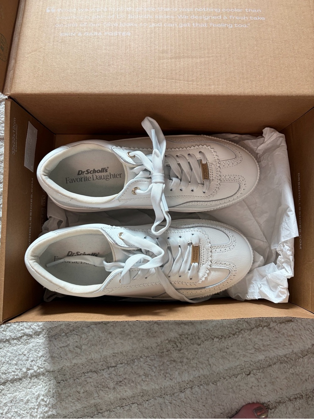 Dr. Scholl’s White Platform Lace-Up Sneakers - Women Like New - Picture 3 of 9